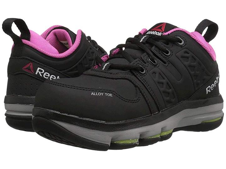 Reebok Work Dmx Flex Work (black/pink) Women's Work Boots