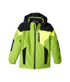Spyder Kids Mini Chambers Jacket (toddler/little Kids/big Kids) (fresh/black/bryte Yellow) Boy's Coat