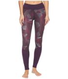 The North Face Pulse Tights (dark Eggplant Purple Space Geo Print) Women's Casual Pants