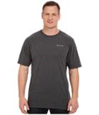 Columbia Big Tall Silver Ridge Zerotm Short Sleeve Shirt (shark Heather) Men's T Shirt