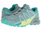 Salomon Speedcross 4 Cs (trellis/sunny Lime/atlantis) Women's Shoes