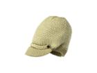 Calvin Klein Textured Lurex Cabbie Hat (heathered Almond) Caps