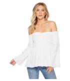 Astr The Label Shelby Top (white) Women's Clothing