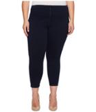Lysse Plus Size Toothpick Crop (indigo) Women's Casual Pants