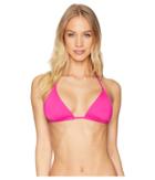 Becca By Rebecca Virtue Color Code Triangle Top (flamingo) Women's Swimwear