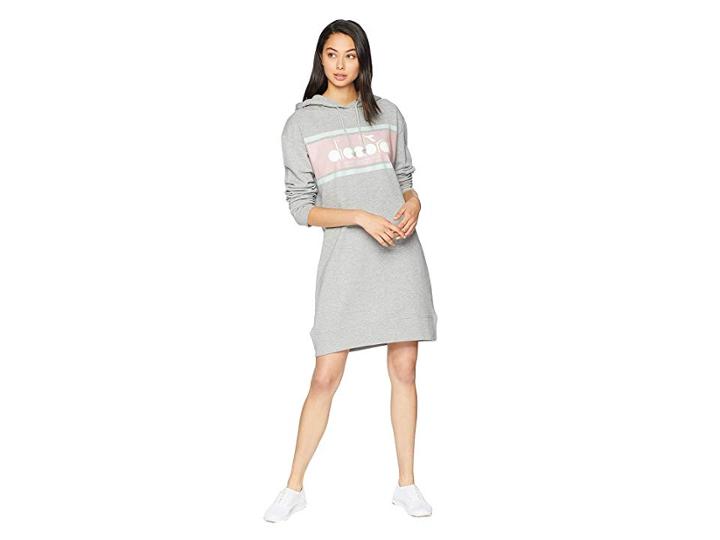 Diadora Spectra Dress (light Middle Grey Melange/pale Mauve) Women's Dress