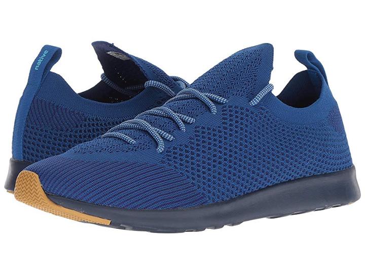 Native Shoes Ap Mercury Liteknit (victoria Blue/regatta Blue/natural Rubber) Athletic Shoes