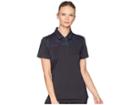 Adidas Golf Ultimate Merch Short Sleeve Polo (black/black) Women's Clothing