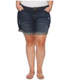 Kut From The Kloth Plus Size Boyfriend Shorts In Triumph (triumph/medium Base Wash) Women's Shorts