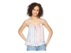 Jack By Bb Dakota Tandy Watercolor Stripe Top (cloud White) Women's Clothing