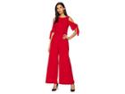 Taylor Cold Shoulder Jumpsuit (scarlet) Women's Jumpsuit & Rompers One Piece