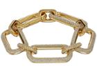 Michael Kors Iconic Pave Link Statement Bracelet (gold) Bracelet