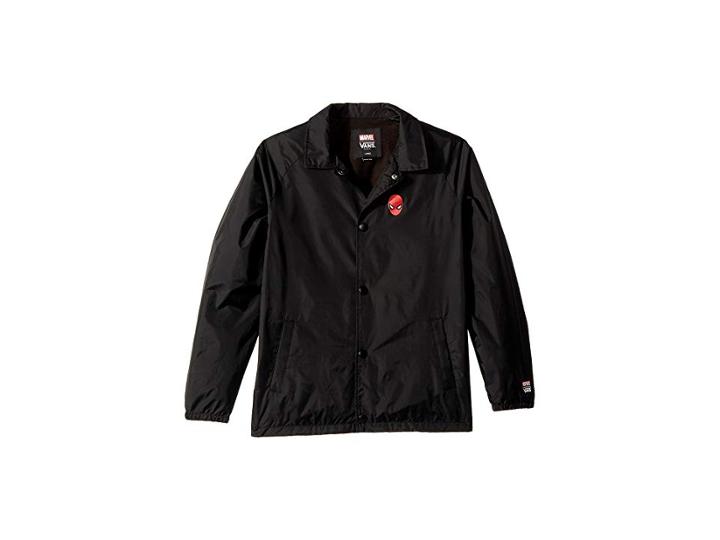 Vans Kids Vans X Marvel(r) Spider-man Torrey (big Kids) (black Marvel) Boy's Coat