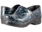 Dansko Professional (blue Damask Patent) Women's Clog Shoes