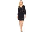 Seafolly Moonflower Lace Insert Dress Cover-up (black) Women's Swimwear