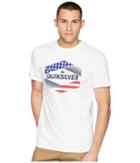 Quiksilver Stars Stripes Tee (white) Men's T Shirt