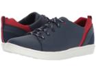 Clarks Step Verve Lo. (navy Perfed Microfiber) Women's Shoes