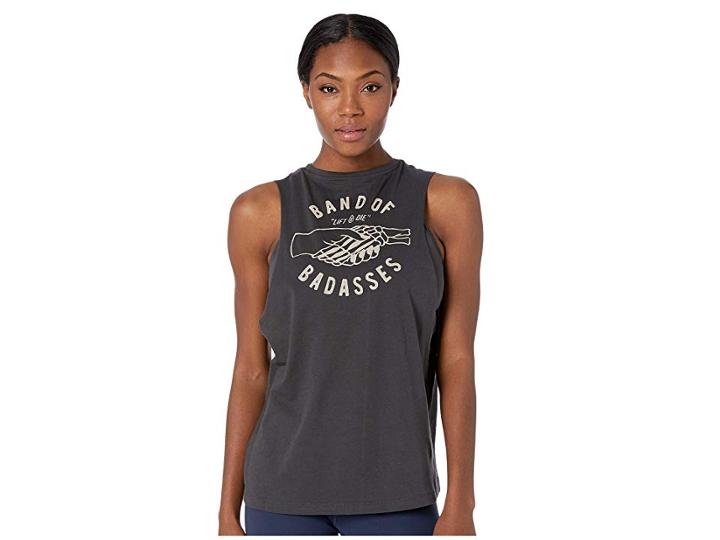 Reebok Gs Badass Muscle Tank (coal) Women's Sleeveless