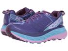 Hoka One One Stinson Atr 4 (deep Blue/sky Blue) Women's Running Shoes