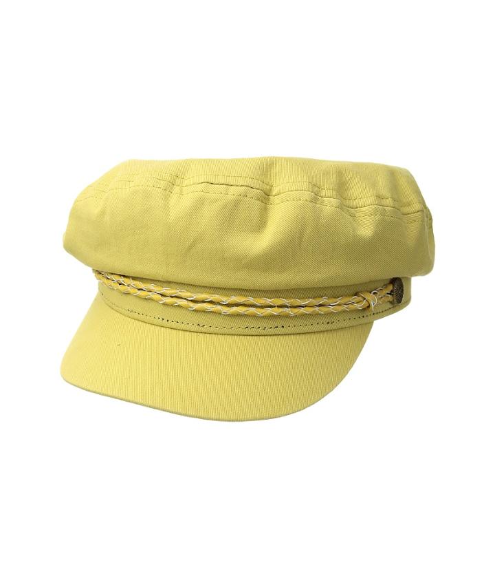 Brixton Fiddler Cap (washed Yellow) Caps