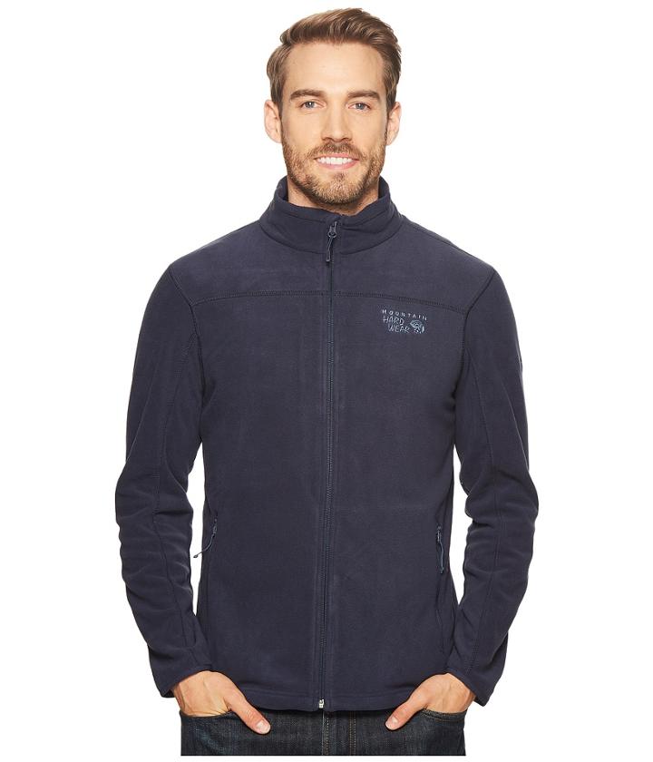 Mountain Hardwear Microchill 2.0 Jacket (dark Zinc) Men's Long Sleeve Pullover