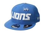 New Era Detroit Lions Pinned Snap (blue) Baseball Caps