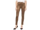 Karen Kane Faux Suede Slit-hem Pants (earth) Women's Casual Pants