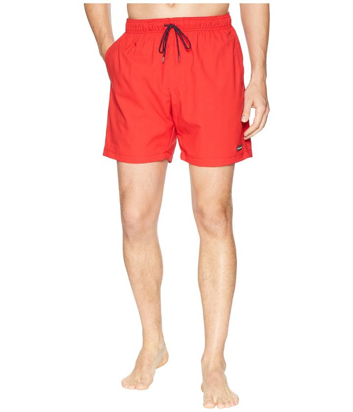Columbia Blue Magic Water Shorts (red Spark Stars & Stripes Print) Men's Shorts