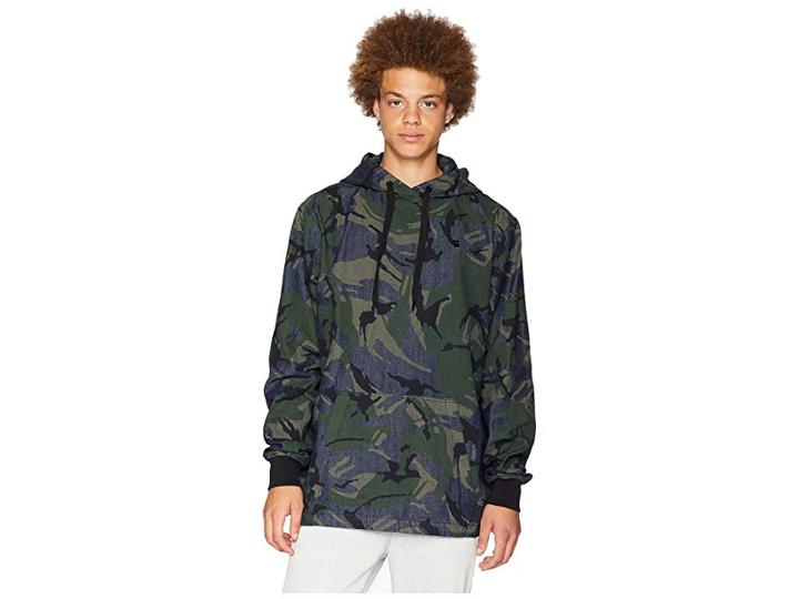 G-star Stor Anorak Overshirt (raw/light Aged Olive All Over) Men's Clothing