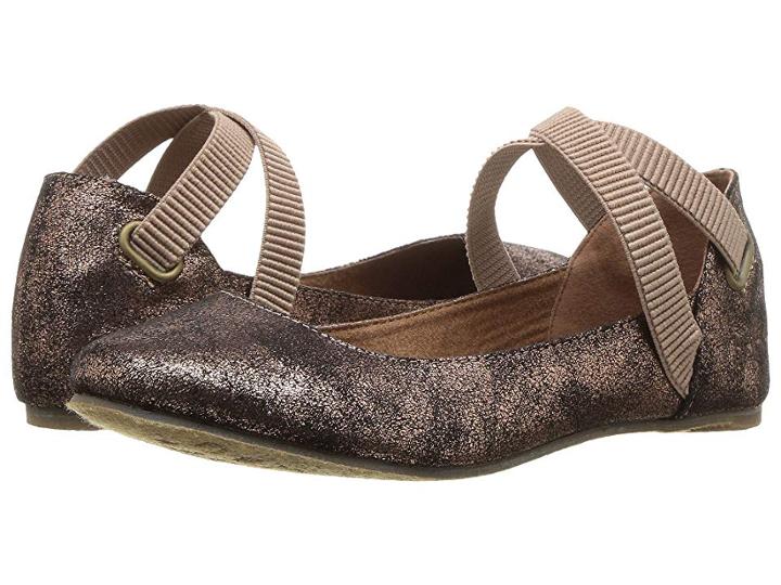 Blowfish Kids Pixi-k (little Kid/big Kid) (rose Gold Gypsy Metallic) Girl's Shoes