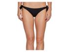 Vince Camuto Draped Solids Side Tie Bikini Bottom (black) Women's Swimwear
