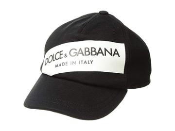 Dolce & Gabbana Kids Baseball Hat (little Kids/big Kids) (black) Caps