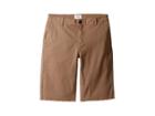 Hudson Kids Beach Daze Raw Hem Sateen Chino Shorts In Dark Chino (big Kids) (dark Chino) Boy's Shorts