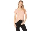 Lamade Short Sleeve Boyfriend (dusty Coral) Women's Clothing