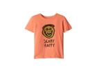 Life Is Good Kids Scary Happy Crusher T-shirt (toddler) (fresh Coral) Kid's T Shirt
