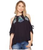 Free People Fast Times Top (navy) Women's Clothing