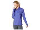 Nike Element 1/2 Zip Top (regency Purple/rush Violet/heather) Women's Long Sleeve Pullover