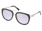 Guess Gf6061 (shiny Black/pink Gradient Flash Lens) Fashion Sunglasses