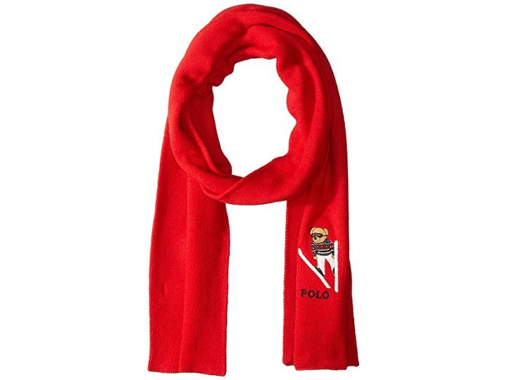 Polo Ralph Lauren Ski Bear Scarf (red) Scarves