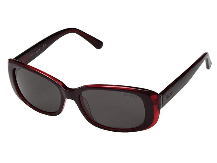 Guess Gu7408 (shiny Bordeaux/smoke) Fashion Sunglasses