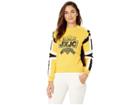 Juicy Couture Juicy Racer Crest Sweater (madison Yellow) Women's Sweater
