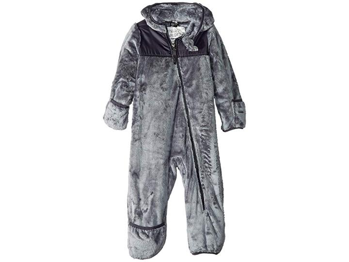 The North Face Kids Oso One-piece (infant) (mid Grey) Kid's Jumpsuit & Rompers One Piece