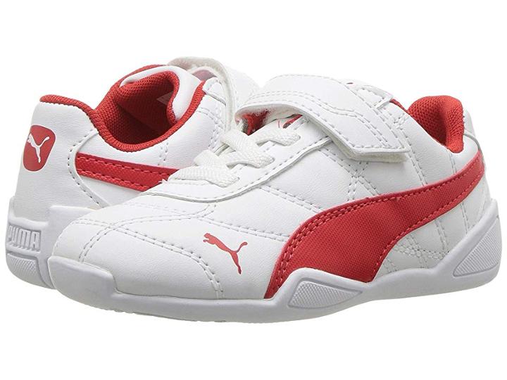 Puma Kids Tune Cat 3 V (toddler) (puma White/flame Scarlet) Boys Shoes