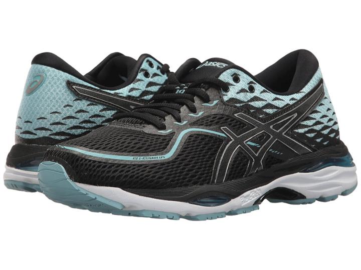 Asics Gel-cumulus(r) 19 (black/porcelain Blue/white) Women's Running Shoes