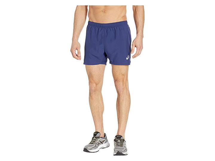 Asics Run Silver 5 Shorts (indigo Blue) Men's Shorts