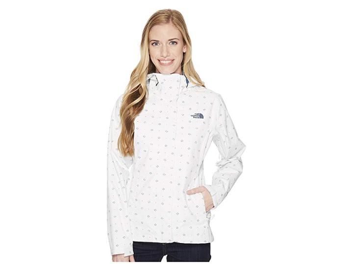 The North Face Print Venture Jacket (tnf White Airy Bandana Print) Women's Coat