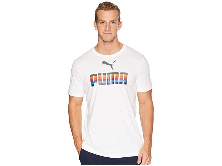 Puma Graphic Tee (white 2) Men's T Shirt
