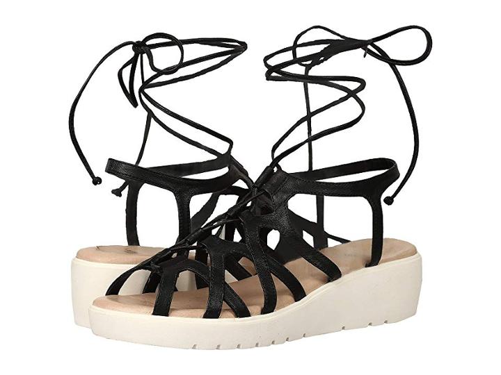 Johnston & Murphy Chasity (black Italian Calfskin) Women's Sandals