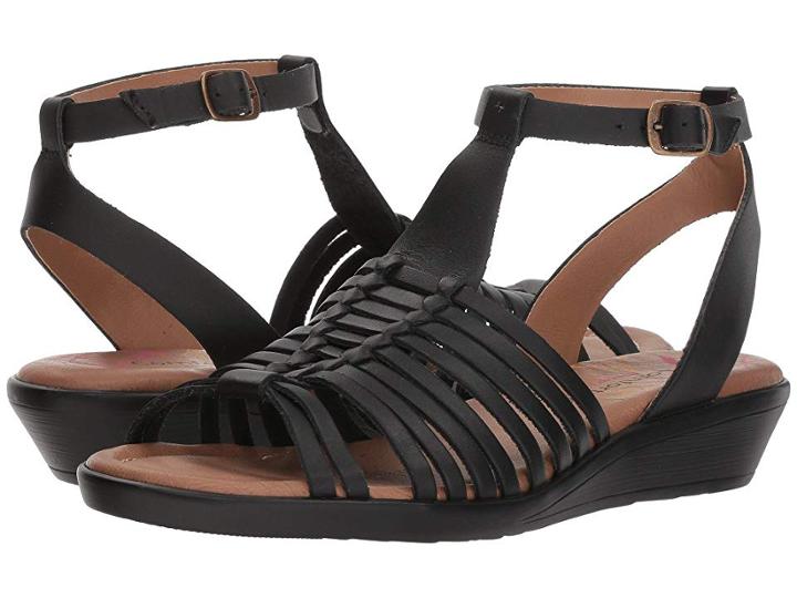 Comfortiva Farina (black Atanado) Women's Sandals