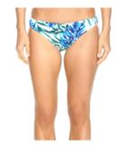 Tommy Bahama Fronds Floating Reversible Hipster Bikini Bottom (white) Women's Swimwear